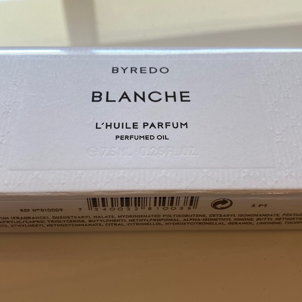 NWT Byredo Blanche roll-on perfume